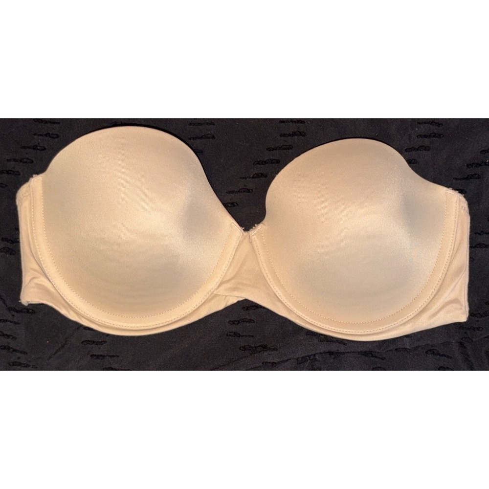 Maidenform Beige Ultimate Stay Put Strapless Underwire Bra, Size 34C‎
